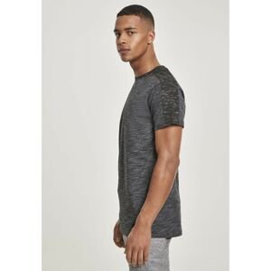 Shoulder Panel Tech Tee marled charcoal