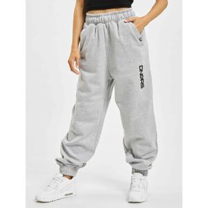 Soft Dream Leila Ladys Logo Sweat Pants Heather Grey