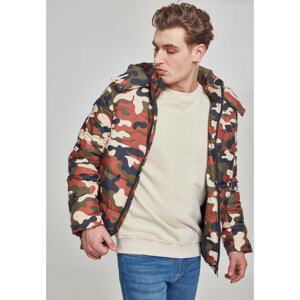 Rustycamo Camo Puffer Hooded Jacket