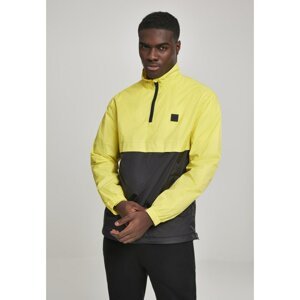 Stand Up Collar Pull Over Jacket brightyellow/blk