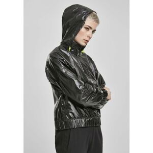 Ladies Vanish Crinkle Pull Over Jacket Black