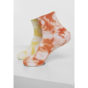 Tie Dye Socks Short 2-Pack Orange/yellow