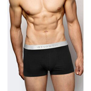 Man Cotton Boxers Pima ATLANTIC - black