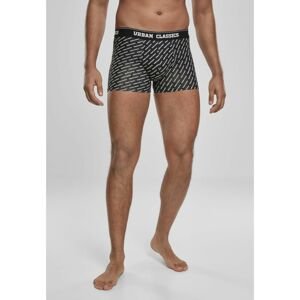 Boxer shorts 3-pack with AOP/black/charcoal brand
