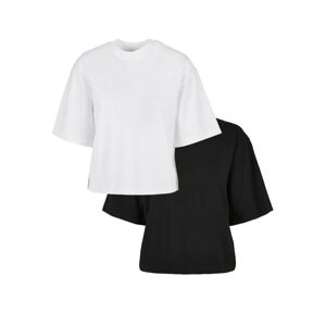 Women's Organic Oversized T-Shirt 2-Pack White+Black