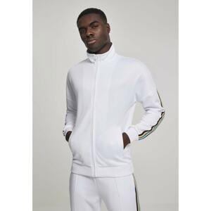 Sleeve Taped Track Jacket wht/multicolor