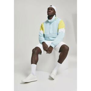 Light 3-Tone Pull Over Jacket lightblue/brightyellow/white