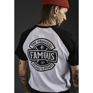 Chaos Patch Raglan Tee wht/blk