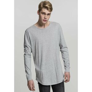 Long Shaped Fashion L/S Tee grey