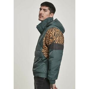 Animal Mixed Pull Over Jacket bottlegreen/tiger