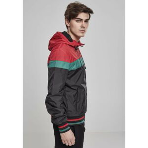 College Windrunner blk/firered/green