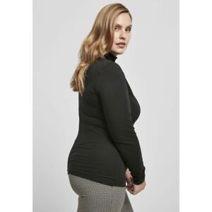 Ladies Basic Turtleneck L/S Black