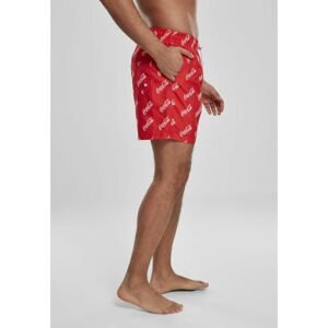 Coca Cola Logo AOP Swimshorts Red