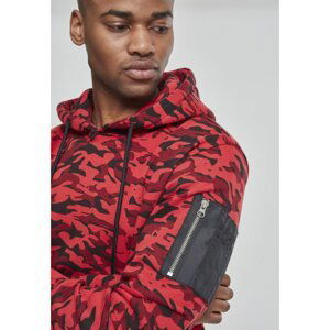 Sweat Camo Bomber Hoody red camo