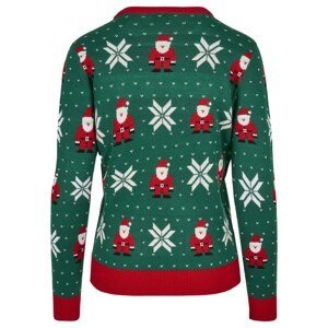 Ladies Santa Christmas Sweater X-masgreen