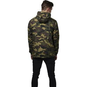 Camo Pull Over Windbreaker woodcamo