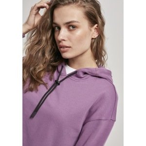 Ladies Short Terry Hoody Duskviolet