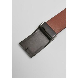 Imitation Leather Business Belt Cognacbrown