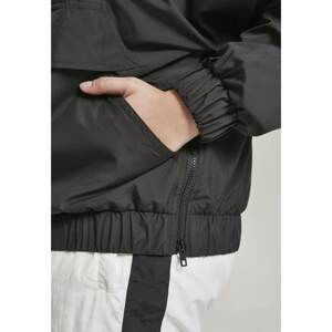 Women's Panel Pull Over Black Jacket