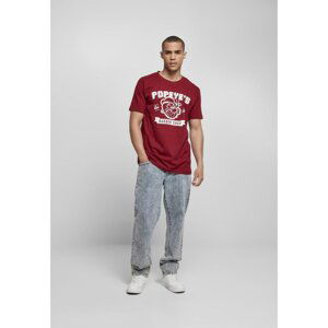 Popeye Barber Shop Tee Burgundy