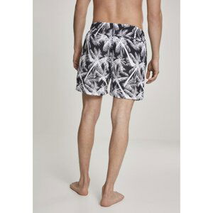 PatternSwim Shorts palm/white