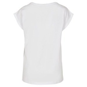 Women's Organic T-Shirt with Extended Shoulder White