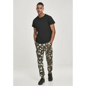 Wooden Camo Pants Geometric Camo Stretch Twill Cargo Pants