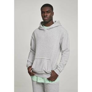 HerringboneTerry Hoody lightgrey