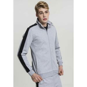 2-Tone Interlock Track Jacket grey/black