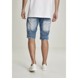 Biker Denim Shorts lt.sand blue