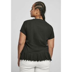 Ladies Organic Volant Tee Black