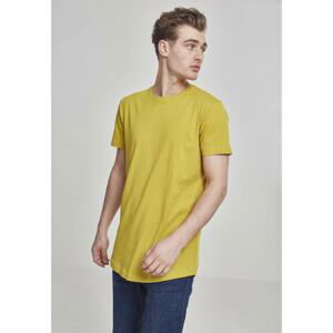 Shaped Long Tee lemon mustard