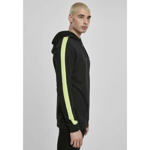 Neon Striped Hoody Black/electriclime
