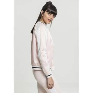 Ladies 3-Tone Souvenir Jacket pink/offwhite/blk