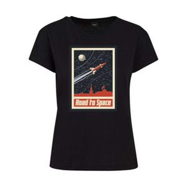 Women's T-shirt Road To Space Box black
