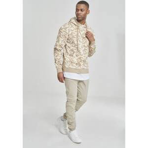 Sweat Camo Bomber Hoody Beige Camouflage