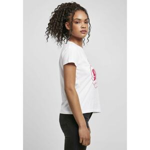 Ladies 902010 Beverly Hills Box Tee White