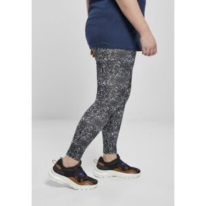 Women's Leggings AOP Black/White