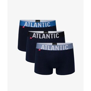 3SMH-003 3-pack boxer shorts Navy blue