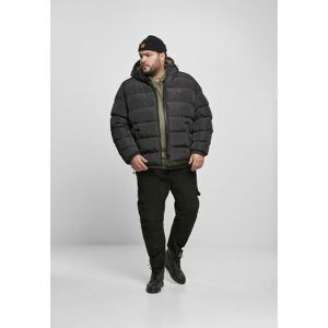 Reversible Hooded Puffer Jacket Black/woodcamo