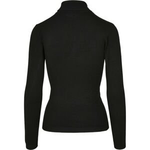 Ladies Basic Turtleneck Sweater Black