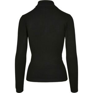 Women's basic turtleneck black