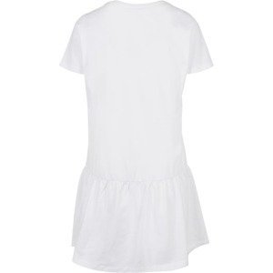 Ladies Valance Tee Dress White