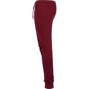 Cutted Terry Pants burgundy