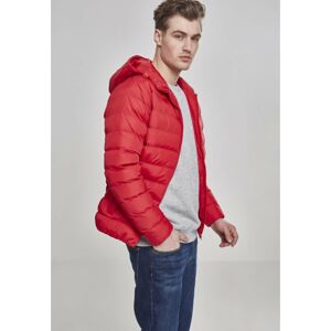 Basic Bubble Jacket fire red