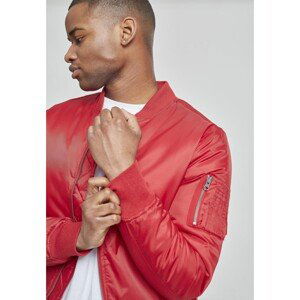 Basic Bomber Jacket Fiery Red