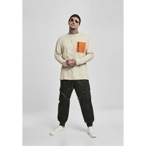 Boxy Big Contrast Pocket LS Concrete