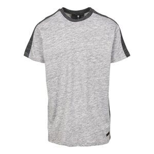 Shoulder Panel Tech Tee marled grey