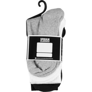 Sport Socks 3-Pack blk/wht/gry