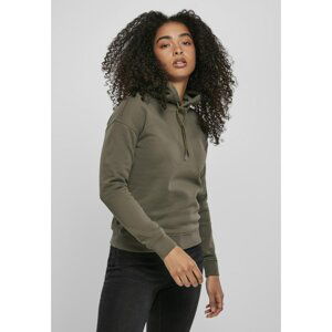 Women's Organic Olive Hooded Jacket